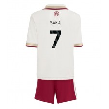 Arsenal Bukayo Saka #7 Tredjeställ Barn 2025-26 Korta ärmar (+ Korta byxor)